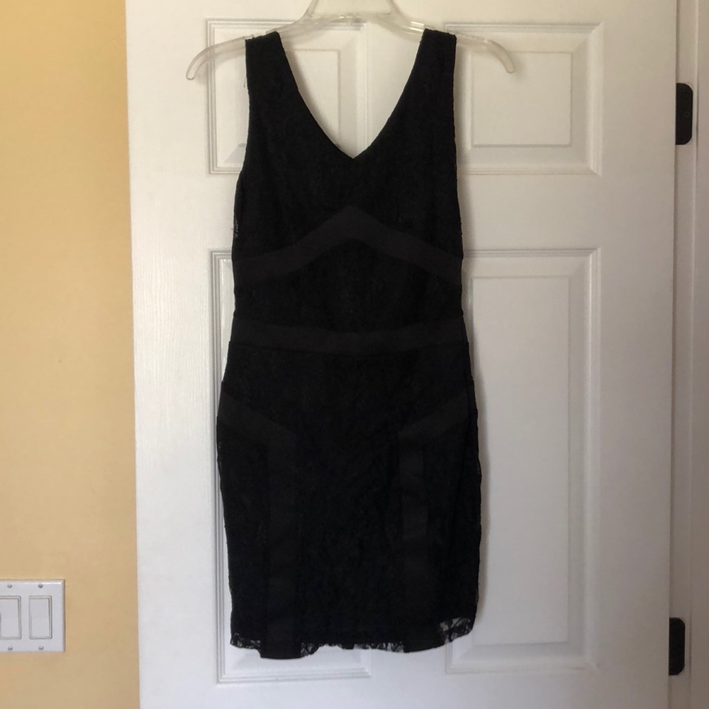 Black Lace Bodycon Dress